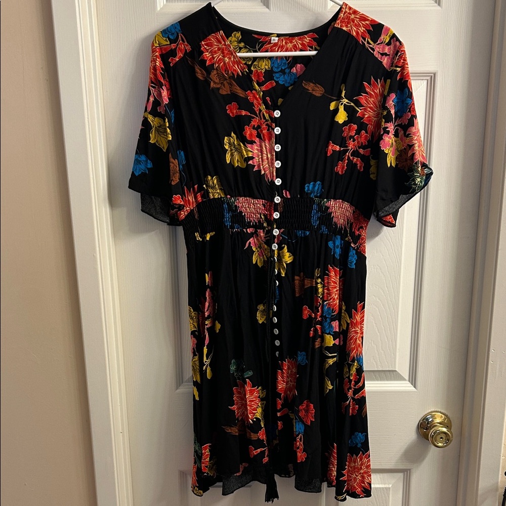 Black Floral dress